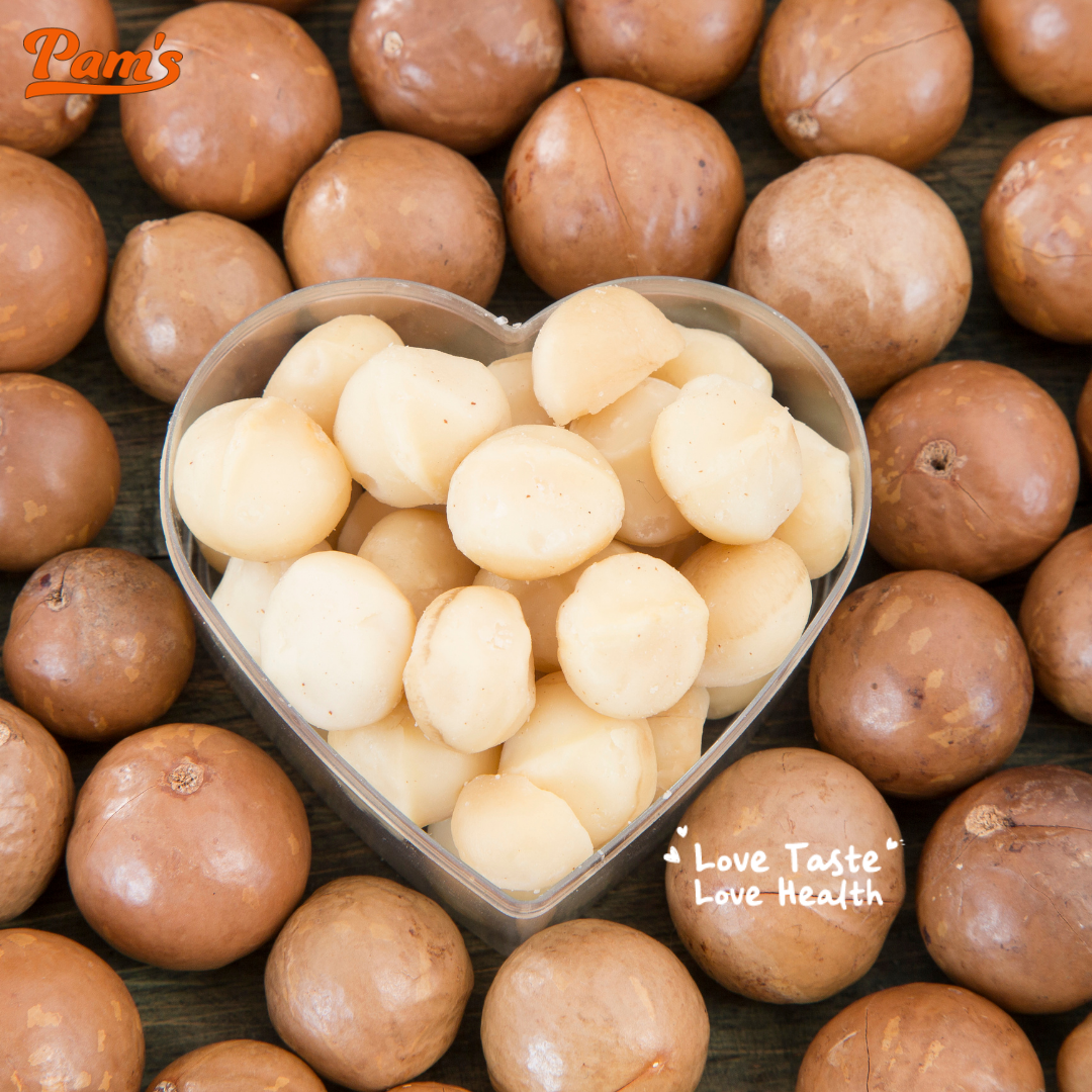 COMBO 2 Maccadamia Nữ Hoàng Nhập Khẩu Úc Pam's(250g) - Tách Tay, Sấy Chín Thơm Ngon