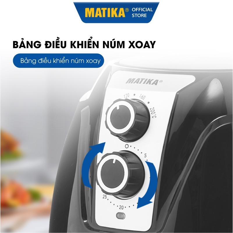 Nồi Chiên Không Dầu MATIKA 4.5L 1400W MTK-9145, Hàng Chính Hãng