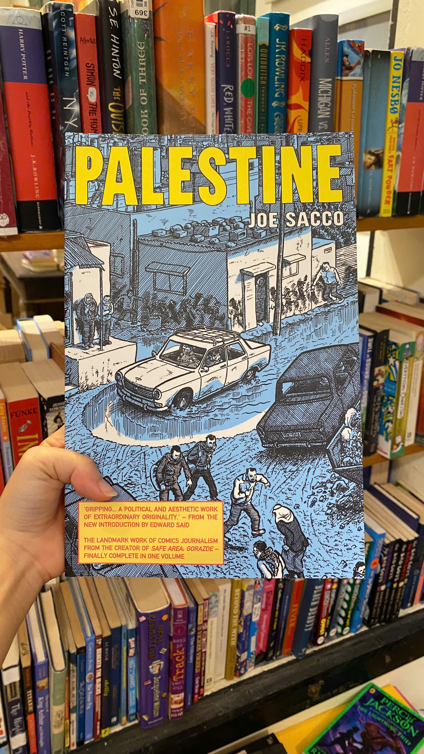 Sách - Palestine by Joe Sacco | Graphic Novels / History / Politics / Ngoại văn Lịch sử Nhập khẩu UK