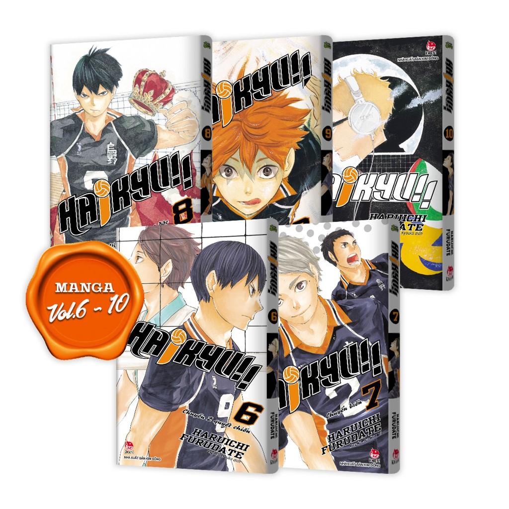 Truyện tranh Haikyu!! Premium Boxset 01 - Tập 1 - 15 - Tặng Kèm 01 Bìa Áo Hiệu Ứng UV Và 01 Bìa Áo Hiệu Ứng Metalize