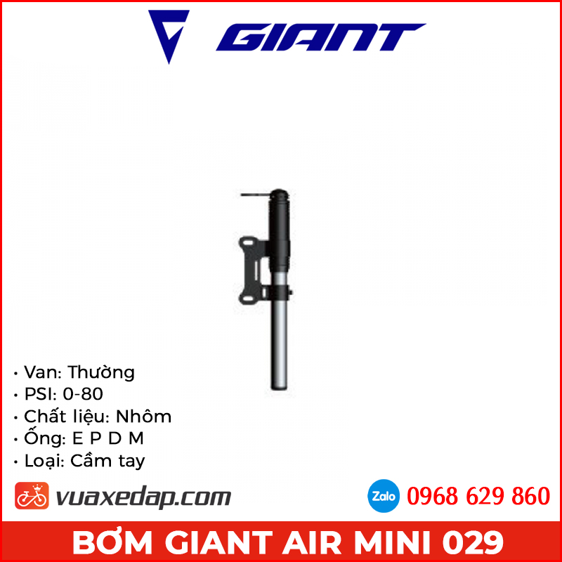 Bơm Xe Đạp Giant Air Mini 029