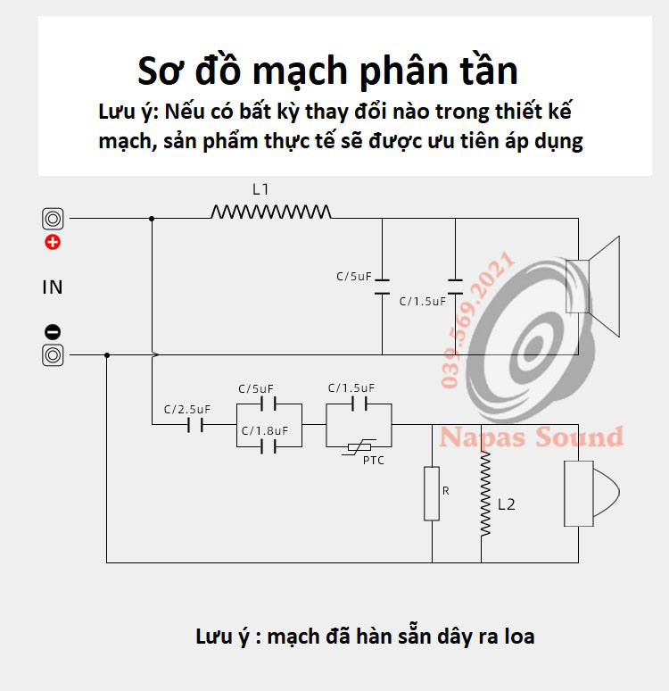 BỘ 2 CÁI MẠCH PHÂN TẦN THÙNG LOA 30 KP600 - LIỀN HẬU VÀ HÀN SẴN DÂY - MẠCH PHÂN TẦN LOA 2 ĐƯỜNG TIẾNG