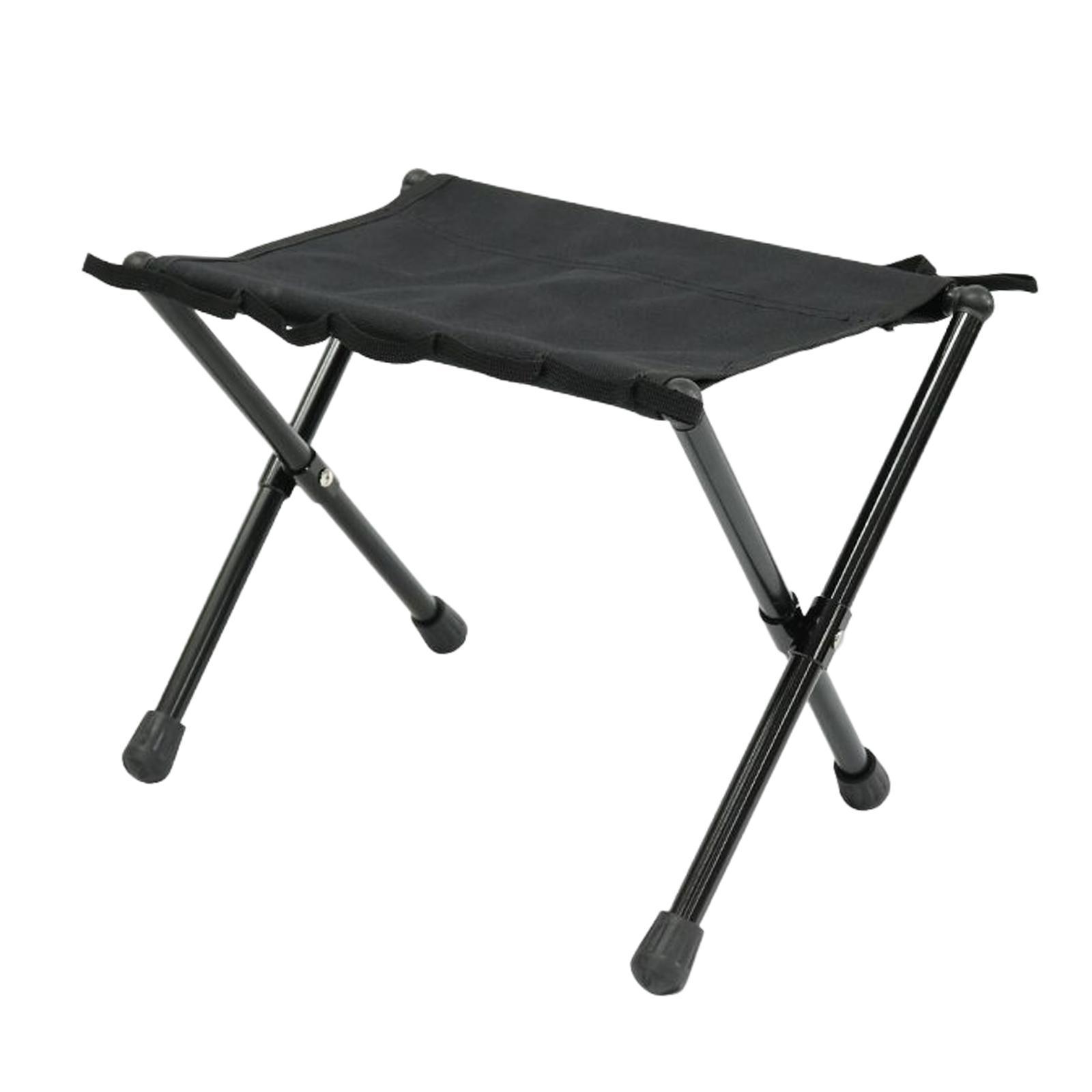 Outdoor Camping Chair Comfortable Foot Stool Collapsible for BBQ Fishing