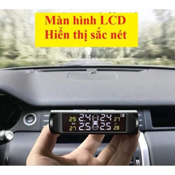 Bộ cảm biến áp suất lốp ngoài TPMS dùng cho xe hơi,CẢNH BÁO BẰNG ÂM THANH, MÀN HÌNH LCD.