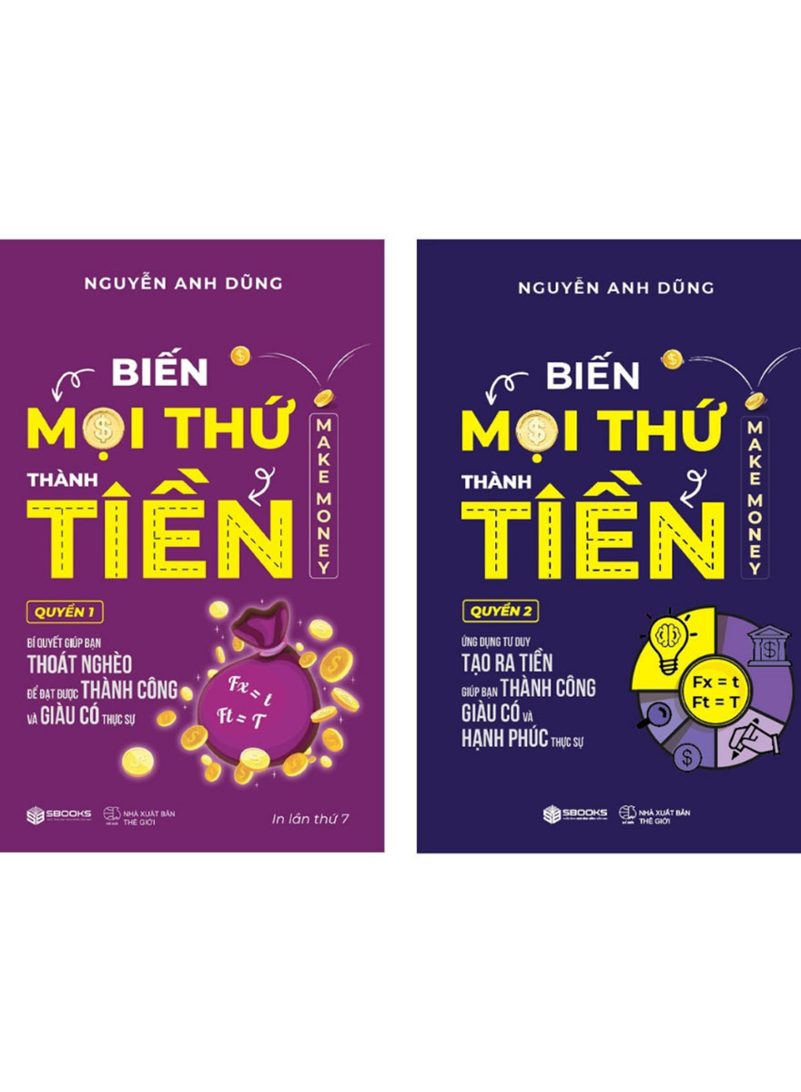 Combo Biến Mọi Thứ Thành Tiền - Make Money - Quyển 1 + 2 _SB
