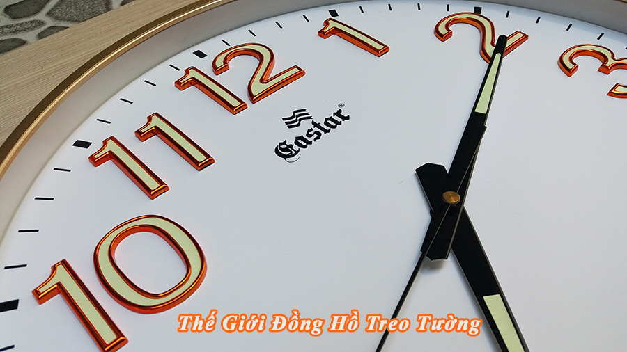 Đồng hồ Eastar Tròn Lớn – Số nổi 3D có Dạ quang – Máy kim trôi