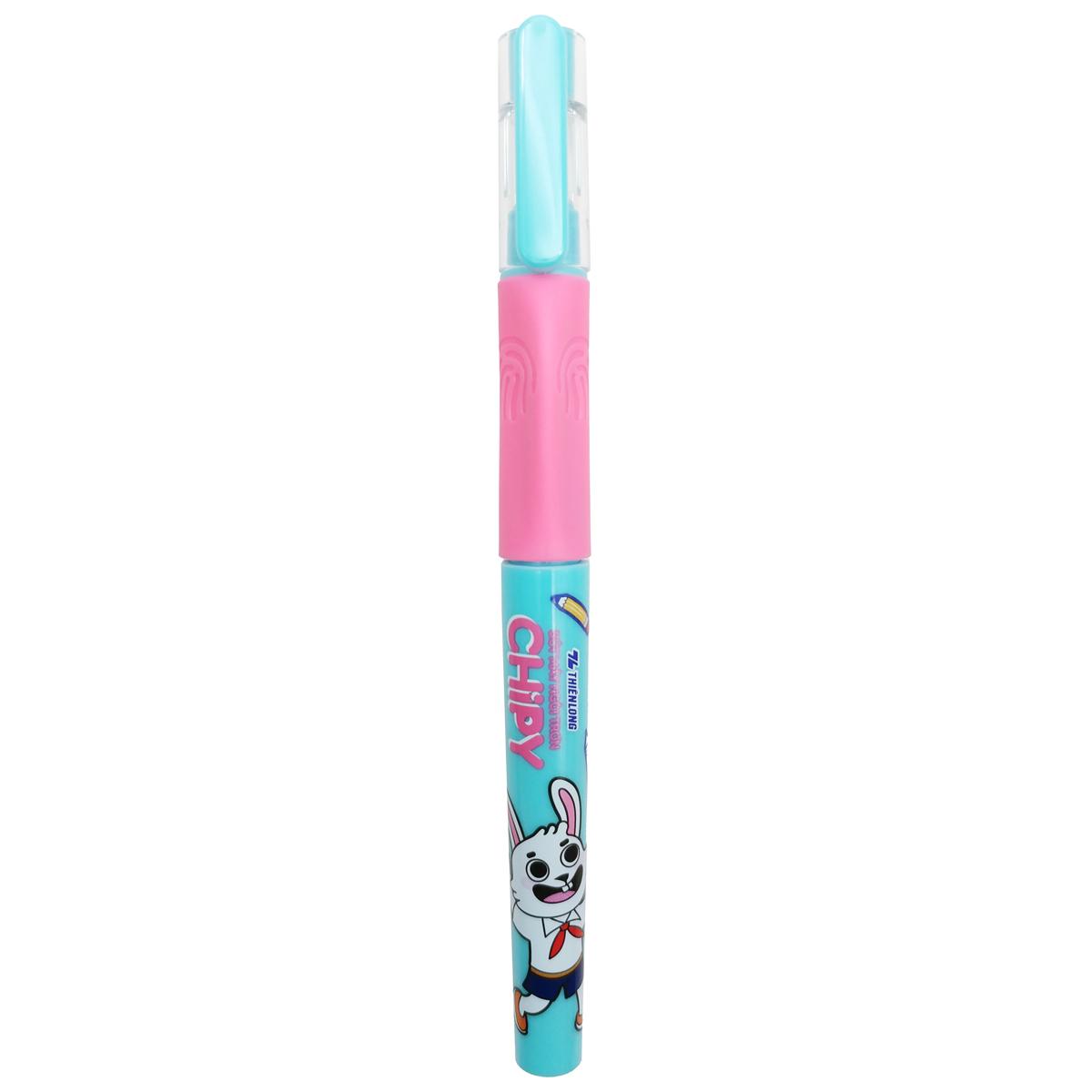 Bút Máy Chipy - Thiên Long FTC-020 - Thân Hồng - Mực Tím