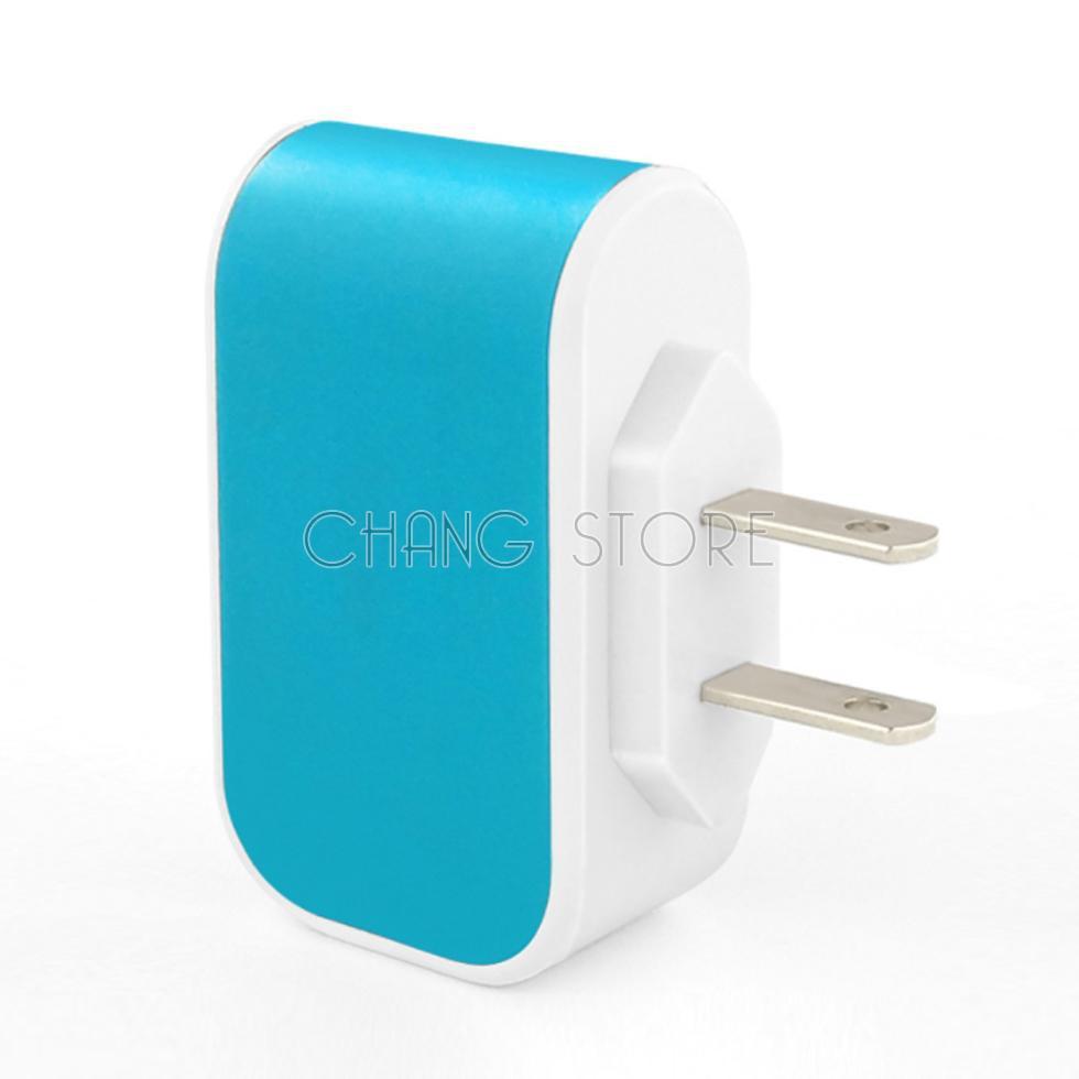 Cốc sạc 3 cổng USB tiện dụng - củ sạc điện thoại nhiều màu