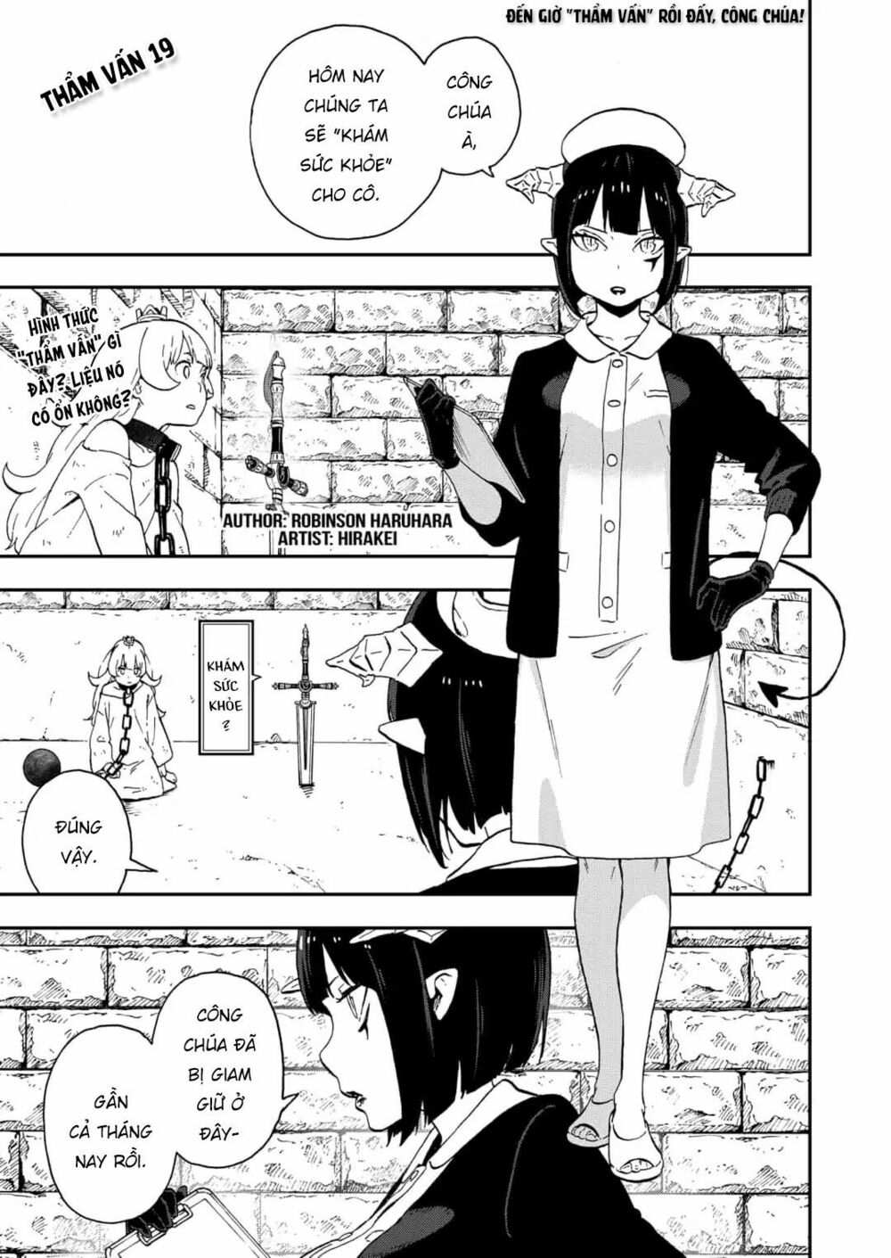 đến giờ "thẩm vấn" rồi, thưa công chúa! chapter 19 1