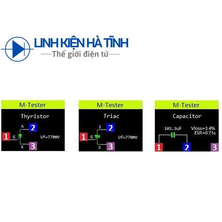 Máy kiểm tra linh kiện máy test linh kiện hiển thị đồ họa LCR-T7