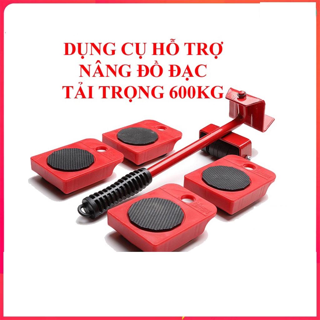 BỘ DỤNG CỤ NÂNG VÀ DI CHUYỂN ĐỒ ĐẠC THÔNG MINH, Dụng cụ di chuyển đồ tải trọng 600kg