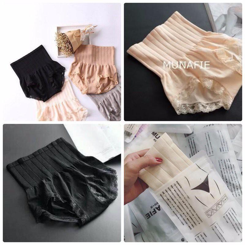 4 Quần Gen Cotton Nhật Bản Định Hình Vòng Bụng
