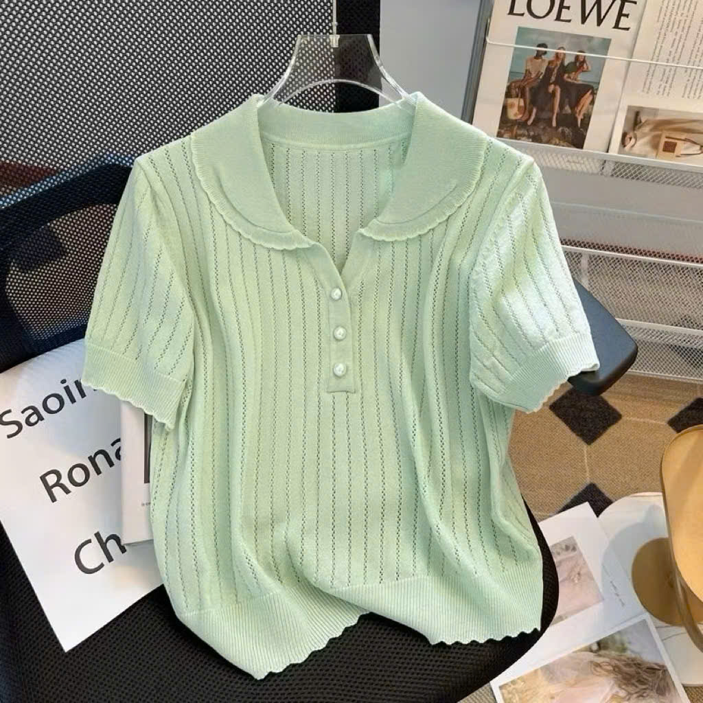 Áo len mongtoghi,áo len dệt kim nữ hàng thanh lý họa tiết dễ thương size 58-63,65kg