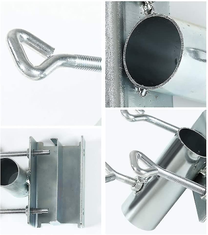 Sử dụng hỗ trợ ô có thể điều chỉnh cho các hỗ trợ Parasol cho lan can hình chữ nhật.