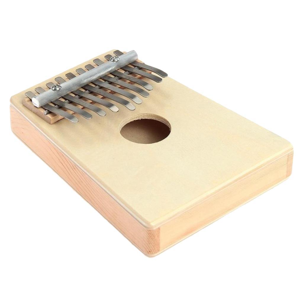 10 Keys Finger Kalimba Mbira African Thumb Piano Percussion Musical Instrument