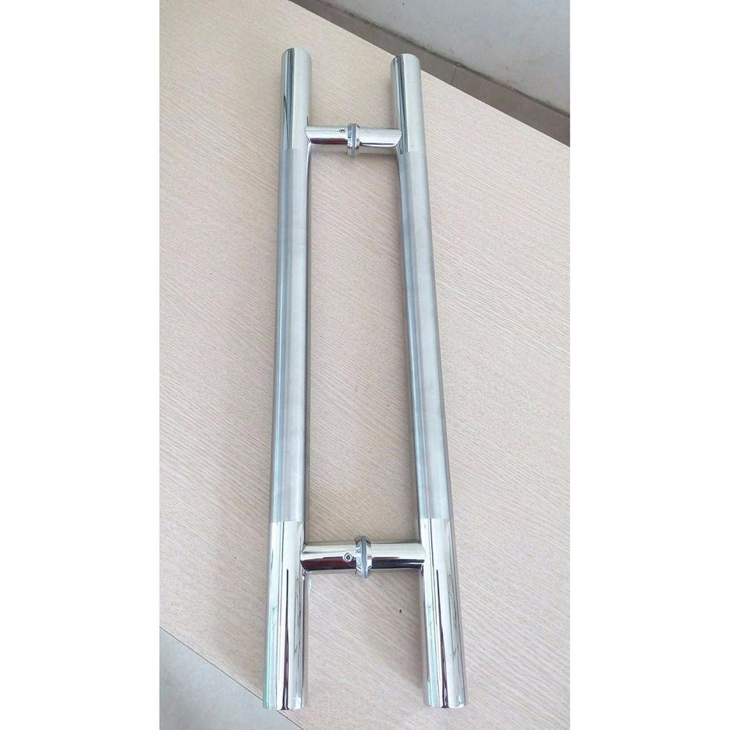 Tay inox phi 32 dài 60cm - Tay nắm inox cửa kính cường lực