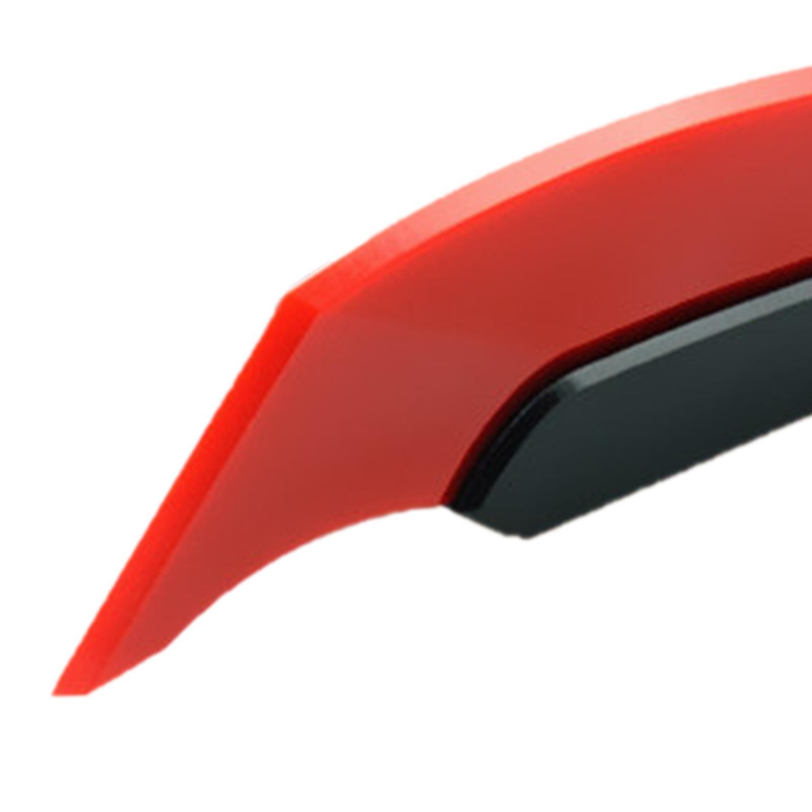 Motorcycle Winglet Aerodynamic Spoiler  for Electric Motorcycles Red