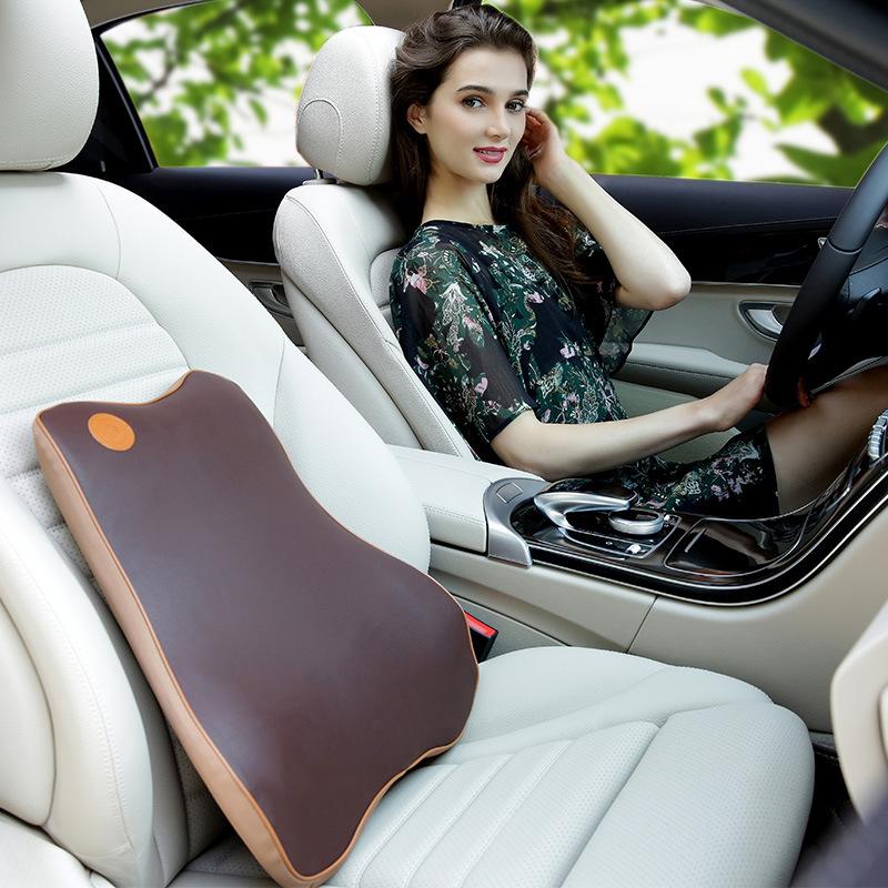 Phong cách mới nhất bán hàng trực tiếp xe đệm lưng đệm gối xe đệm lưng cổ gối bộ nhớ bọt tựa đầu thắt lưng sản phẩm xe hơi