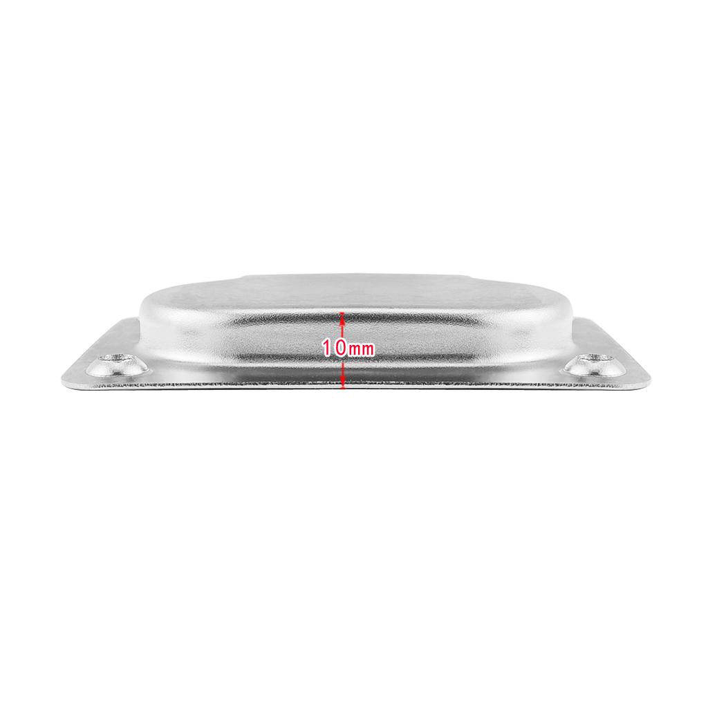 Stainless Steel Flush Hatch Latch Pull Lift Ring Handle Marine Boat 76x57mm