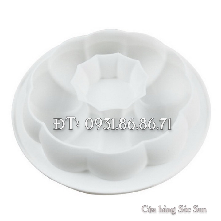 Khuôn silicon bí ngô tròn loại 21 cm - Mã số 1167