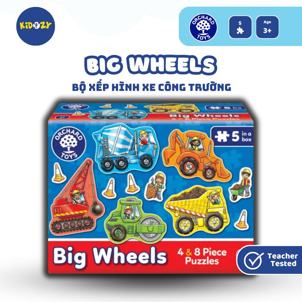Bộ xếp hình Big Wheels - Orchard Toys giúp trẻ phát triển khả năng quan sát và linh hoạt não bộ
