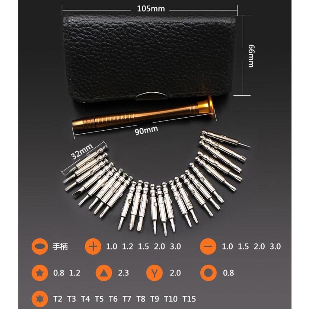 Repair Tool Kit Pro 25 in 1 Screwdriver For Macbook Air Smartphones Set