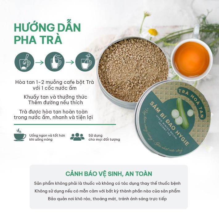 Trà Sâm Bí Đao Hygie 50g/250g thanh nhiệt, giảm cảm giác thèm ăn