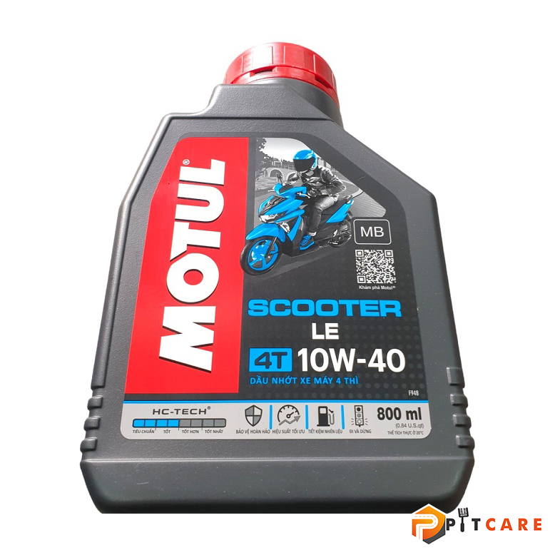 Nhớt Xe Ga Giá Rẻ Motul Scooter LE 4T 10W40 800ml Chính Hãng