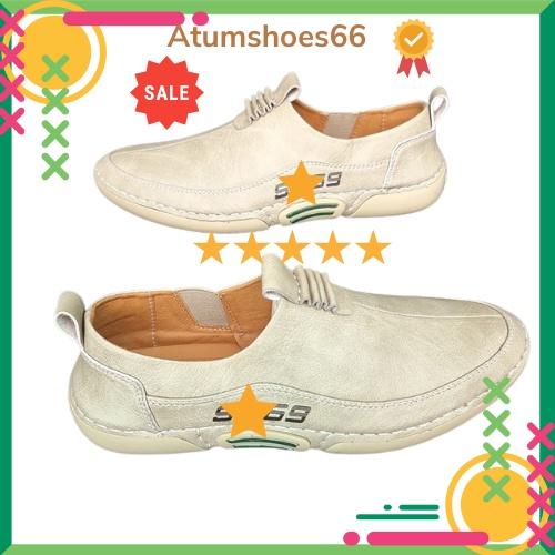 Giày lười nam - Giày Slip On thời trang nam. Da bò cao cấp cá tính thời thượng