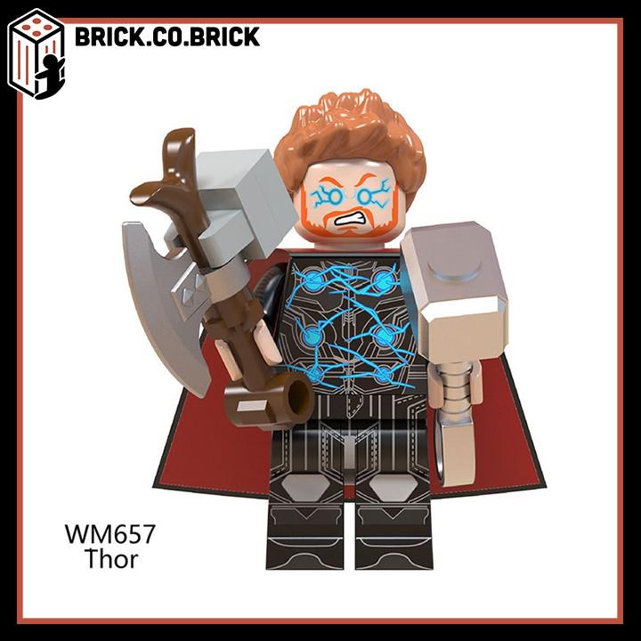 Nhân Vật Đồ chơi Lắp Ráp Siêu Anh Hùng Endgame minifig Mini Super Hero Iron Man Thor Captain Đội trưởng Hùng mạnh WM6056 - WM-659