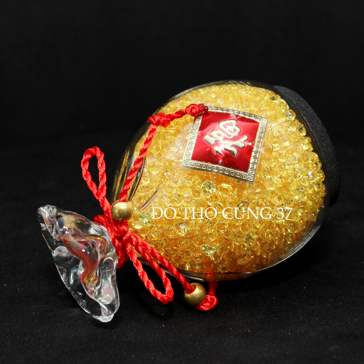 Túi vàng thủy tinh phong thủy