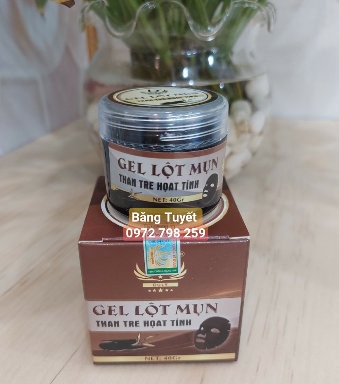 Gel lột mụn than tre hoạt tính 40g gel hut mụn keo lột mụn cám , mụn đầu đen