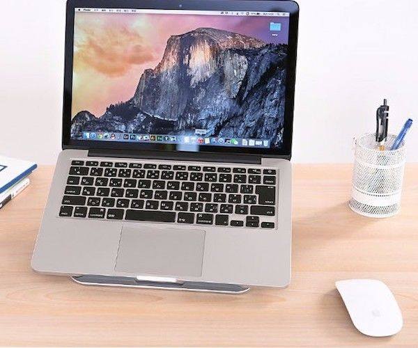 Đế nhôm gập tản nhiệt dành cho Macbook, Laptop - Hàng nhập khẩu