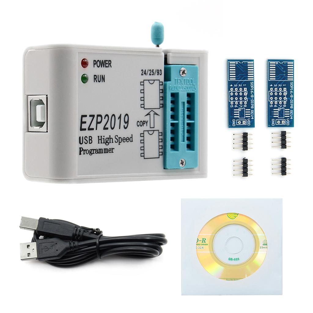 High-Speed USB SPI Programmer Better Than EZP2019 Supports 24 25 93 25 EEPROM 25 Flash Bios WIN7 WIN8