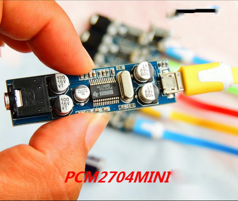 Âm Thanh HIFI PCM2704 Bộ Giải Mã Mini DAC USB Thẻ Ngoài MICRO USB Cho Điện Thoại Di Động/PC