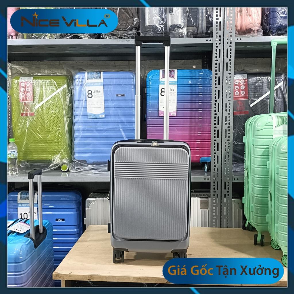 Vali Doanh Nhân Size 20inch NiceVilla Dây Kéo Mở Rộng