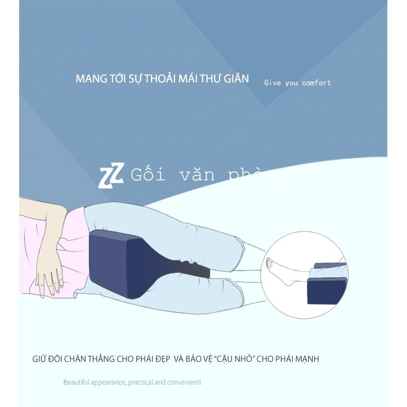 Gối gác nắn thẳng chân, kê chân bị đau cao su non ZURI PILLOW GLN-03