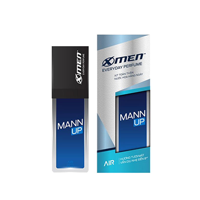 Xịt nước hoa toàn thân X-Men Everyday Perfume Mann Up Air 50ml