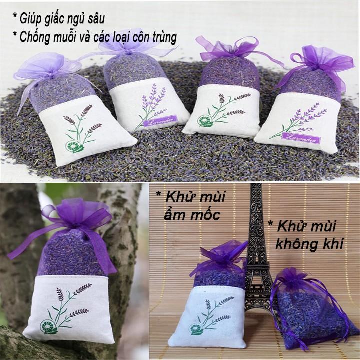 Combo 10 túi thơm lavender pháp dành cho phòng ngủ, tủ đồ, xe oto cao cấp