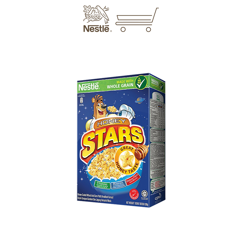 Combo 2 Hộp Ngũ cốc ăn sáng HONEY STARS (Hộp 300g)