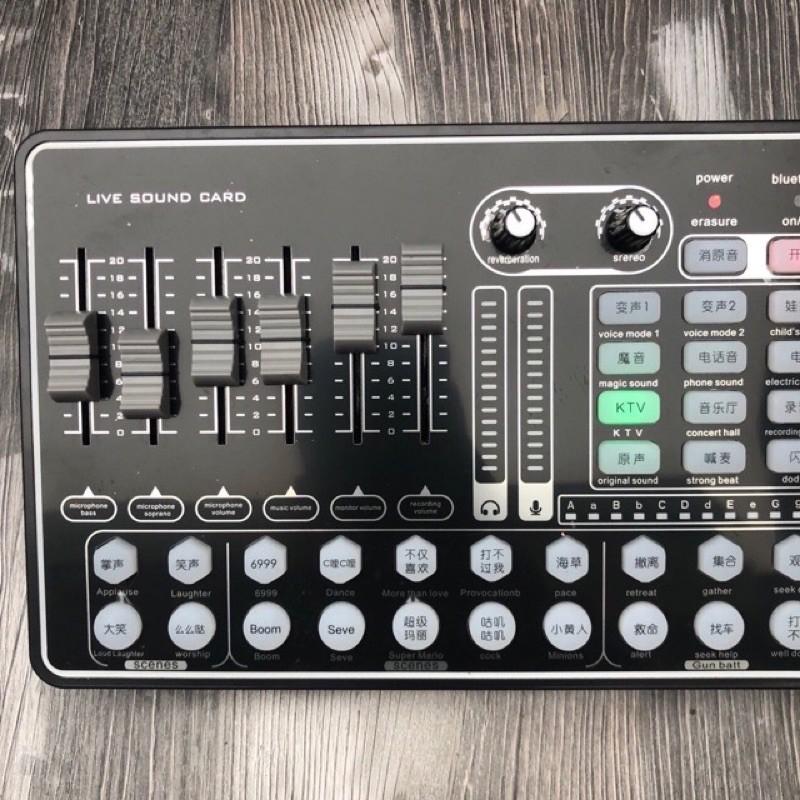 Combo thu âm suondcard H9 Mic Bm900 tặng tai nghe chụp xịn