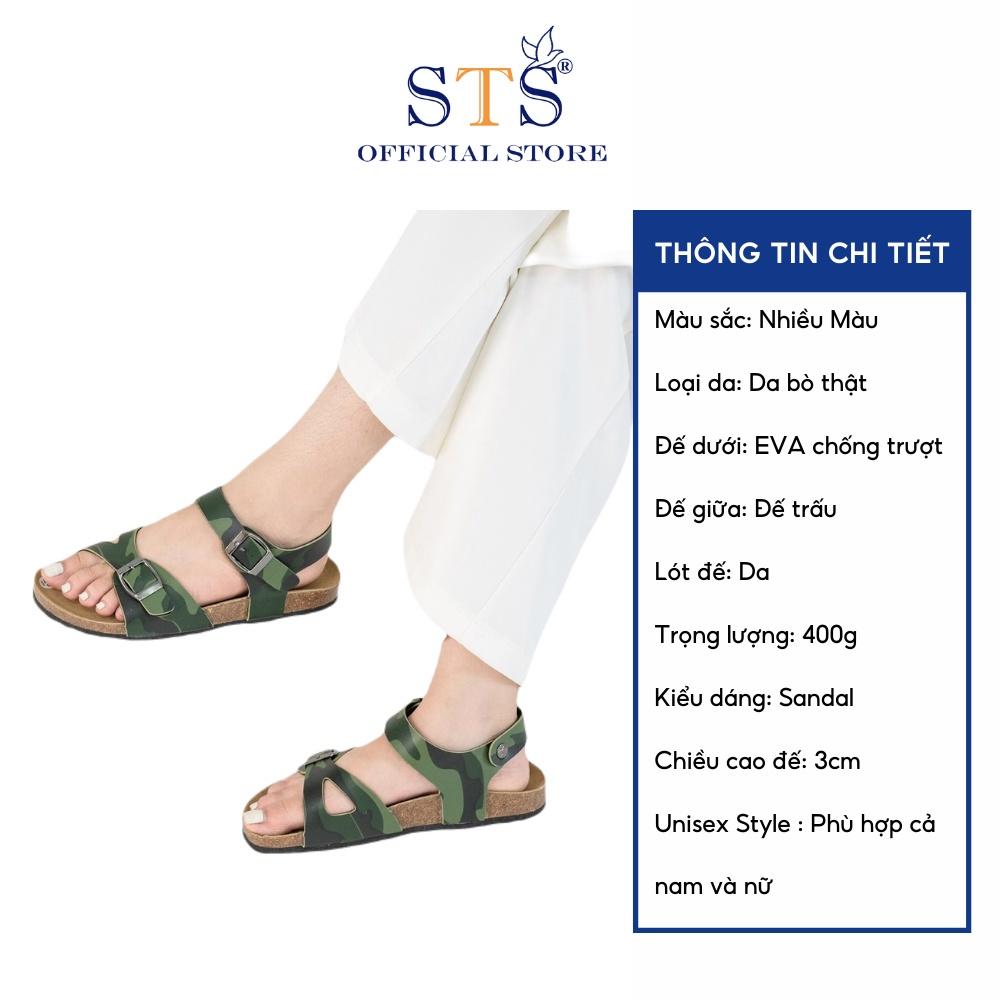 Dép Đế Trấu Da Pu Cao Cấp Mẫu Camo Rằn Ri Quai ngang Chống nước dễ vệ sinh, hàng cao cấp xuất khẩu mã CM23