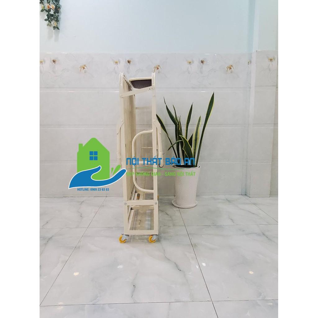 Giường sắt xếp di động mẫu mới kích thước 1mx2m và 1m2x2m