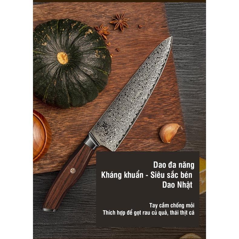 Dao bếp cao cấp MIURA S Santoku - dao Nhật chính hãng 2023