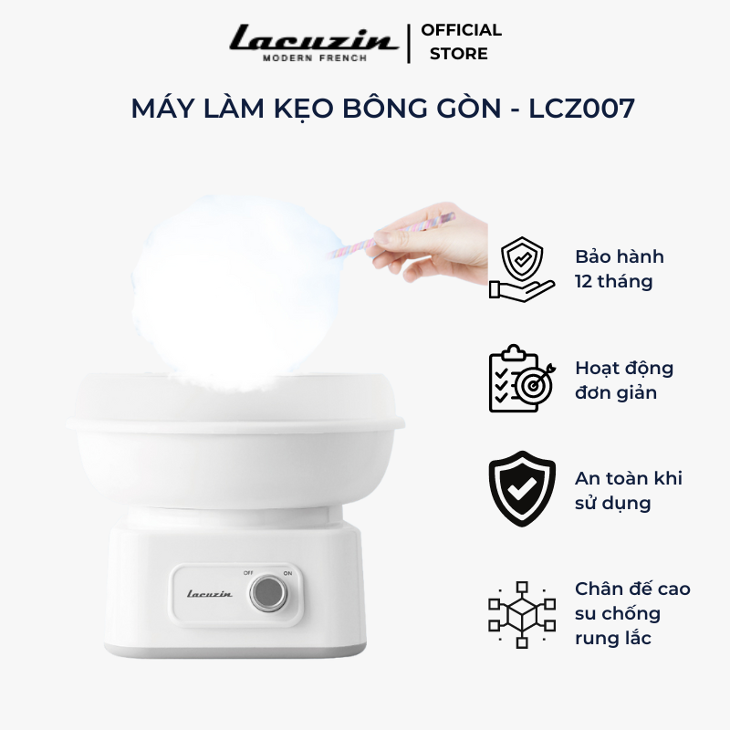 Máy làm kẹo bông gòn Lacuzin - LCZ007