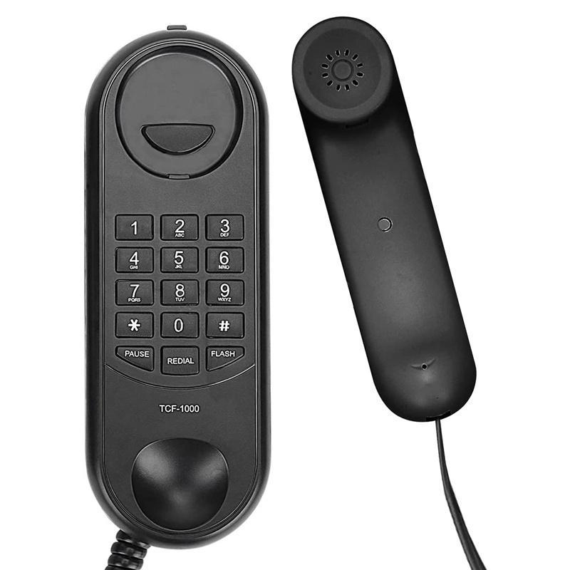 1 Điện Thoại Di Động Landline House Có Nút Lớn Và Số Màu Đen Cuối Cùng Cho Văn Phòng / Khách Sạn