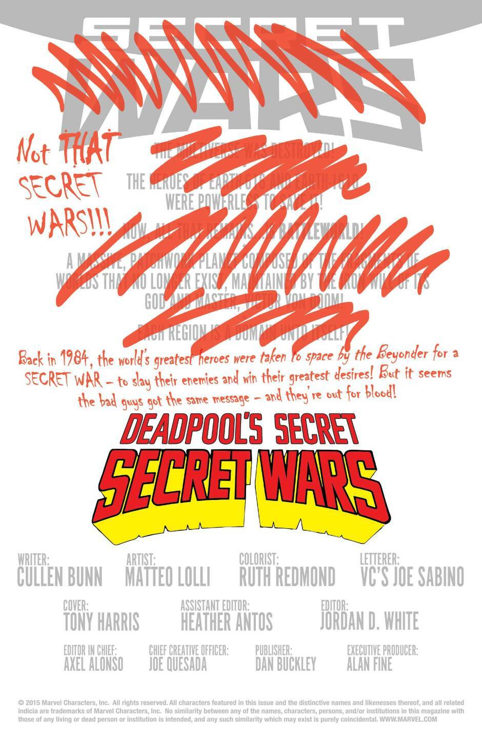 deadpool's secret secret wars chapter 2 5