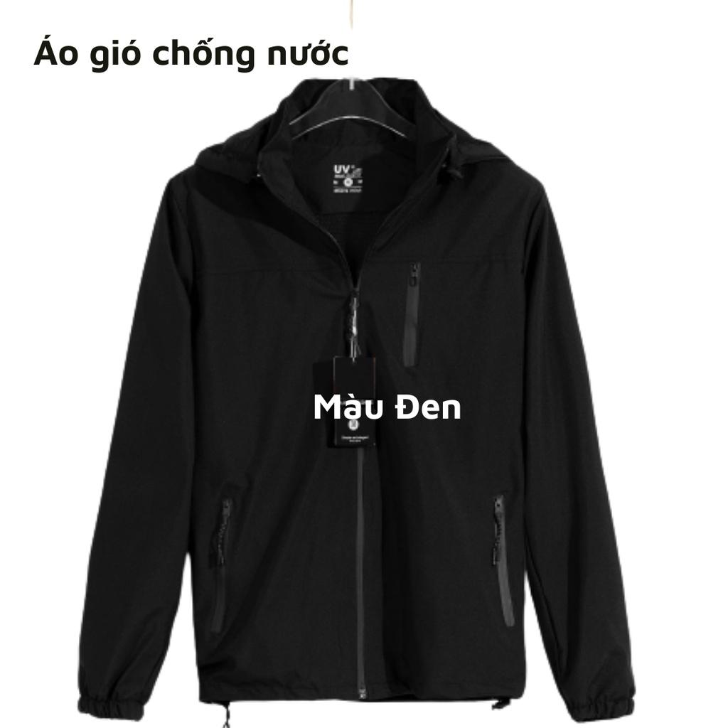 Áo gió chống nước 2 lớp cao cấp, chât gió Nhật tráng bạc, chống nước, chống gió, chống UV nam nữ đều mặc được