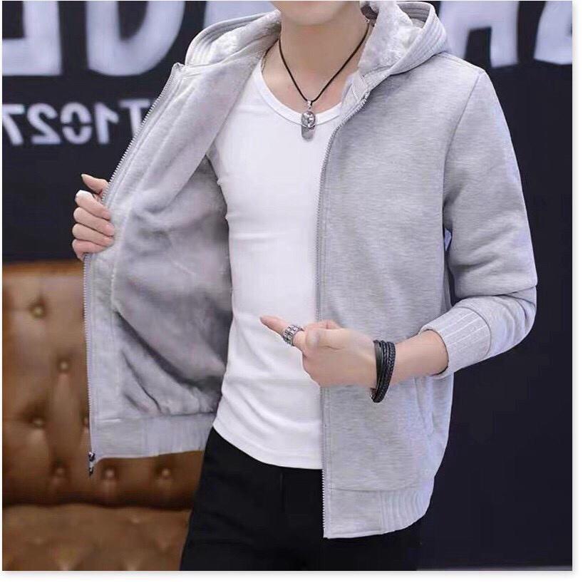 ÁO KHOÁC NAM LÓT LÔNG CỪU SIÊU ẤM ÁP