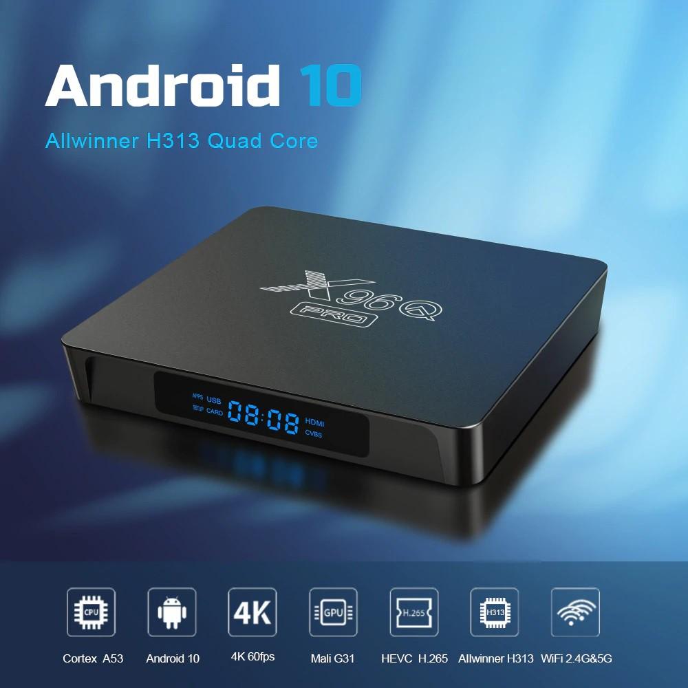 Box X96Q Pro, Android TV 10, Ram 2GB, Rom 16GB - Cấu Hình Mạnh- Vô Địch Về Giá